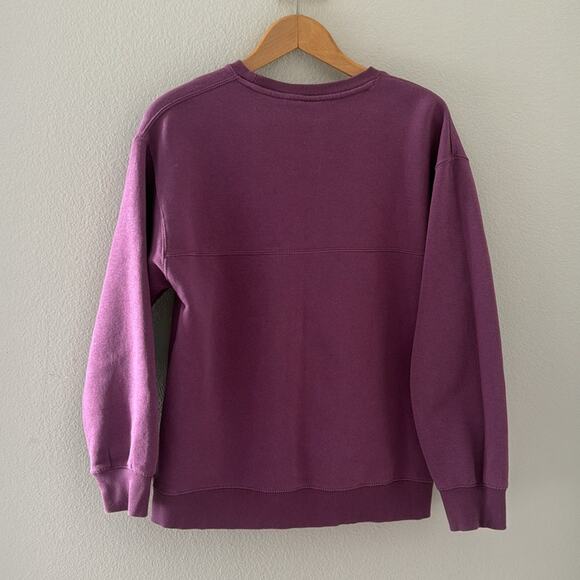 Zara Bright Purple Crewneck Bee Embroidered | Size 13-14 Girls Oversized - Picture 6 of 7